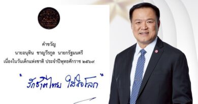 สารจากนายกรัฐมนตรี เนื่องในโอกาส “วันเด็กแห่งชาติ” ประจำปี 2569